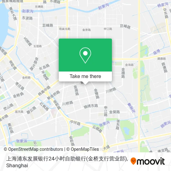 上海浦东发展银行24小时自助银行(金桥支行营业部) map