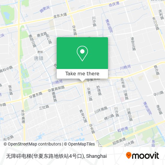 无障碍电梯(华夏东路地铁站4号口) map