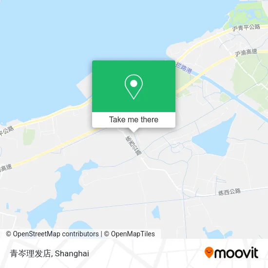 青岑理发店 map