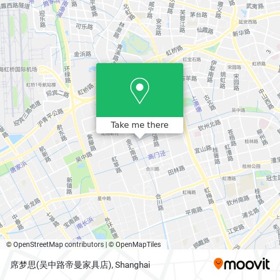 席梦思(吴中路帝曼家具店) map