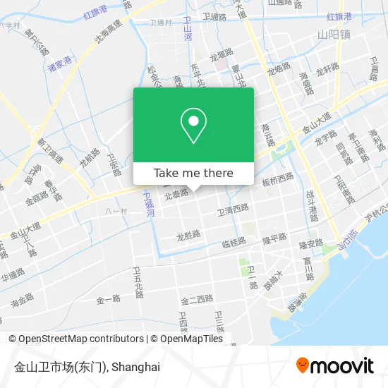 金山卫市场(东门) map