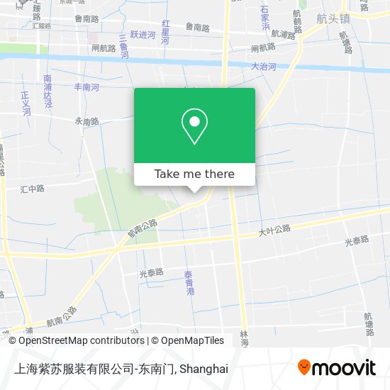 上海紫苏服装有限公司-东南门 map