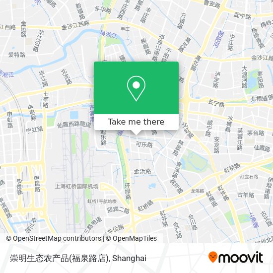 崇明生态农产品(福泉路店) map
