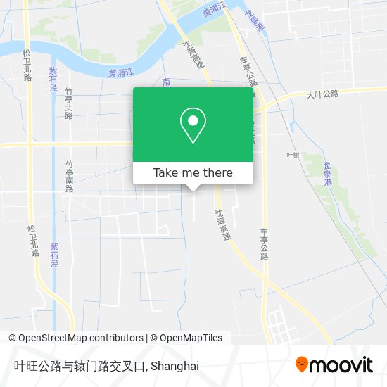 叶旺公路与辕门路交叉口 map