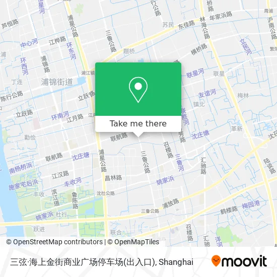 三弦·海上金街商业广场停车场(出入口) map