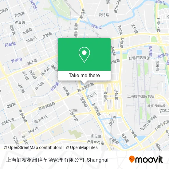 上海虹桥枢纽停车场管理有限公司 map