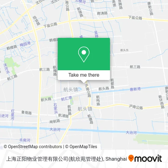 上海正阳物业管理有限公司(航欣苑管理处) map