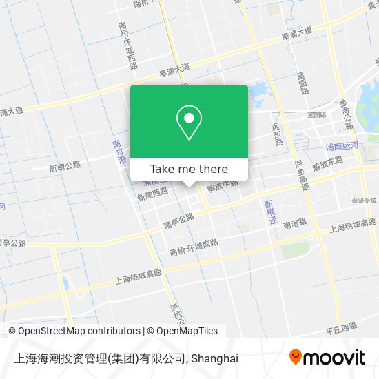 上海海潮投资管理(集团)有限公司 map