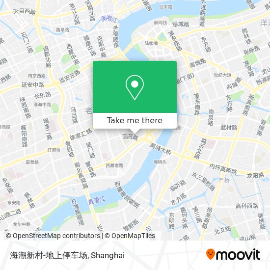 海潮新村-地上停车场 map