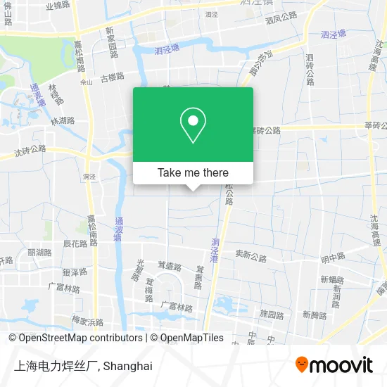 上海电力焊丝厂 map