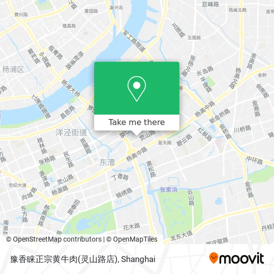 豫香睐正宗黄牛肉(灵山路店) map