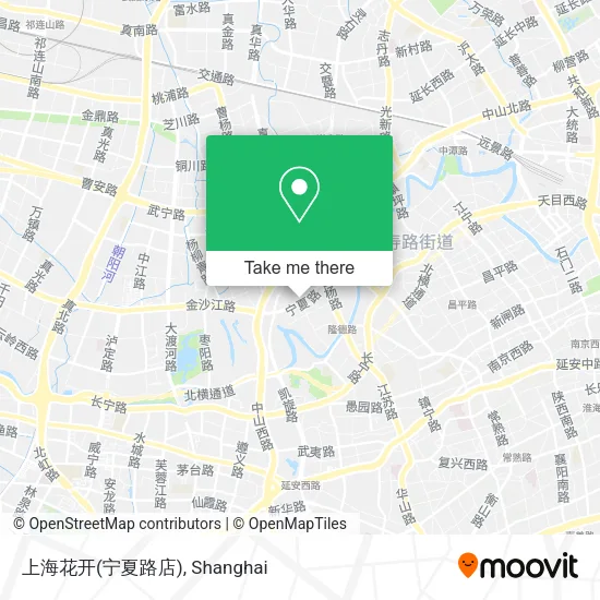 上海花开(宁夏路店) map