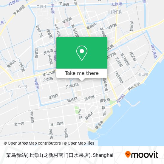 菜鸟驿站(上海山龙新村南门口水果店) map