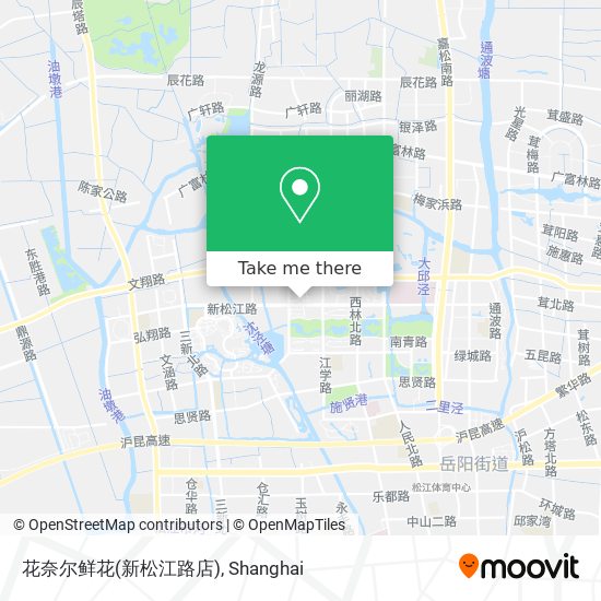 花奈尔鲜花(新松江路店) map