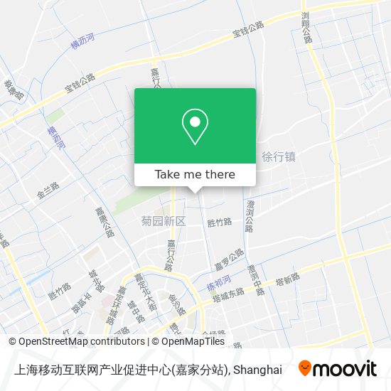 上海移动互联网产业促进中心(嘉家分站) map