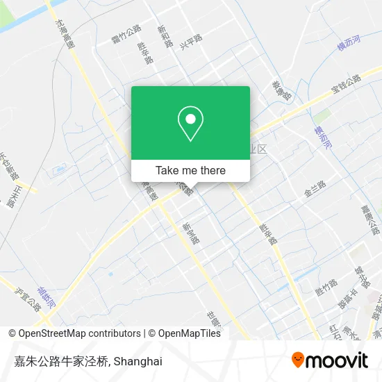 嘉朱公路牛家泾桥 map