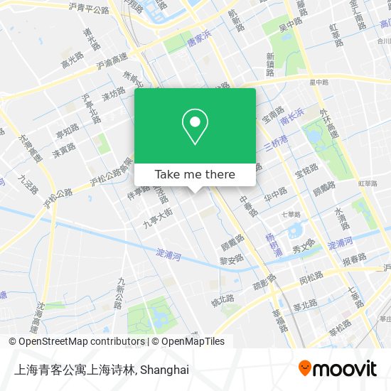 上海青客公寓上海诗林 map