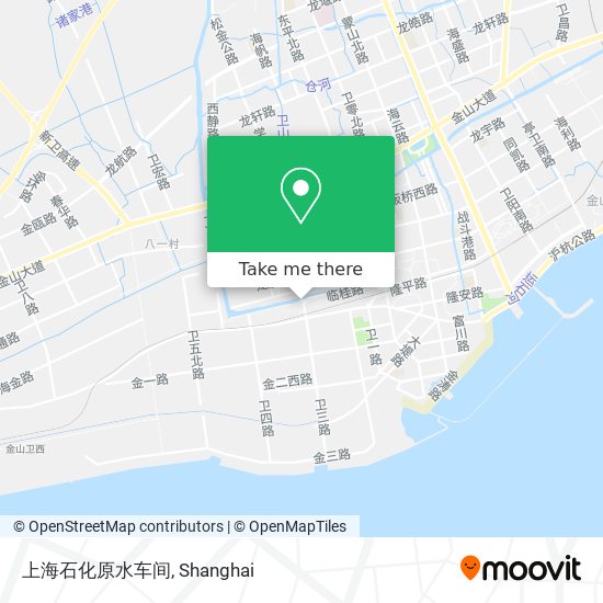上海石化原水车间 map