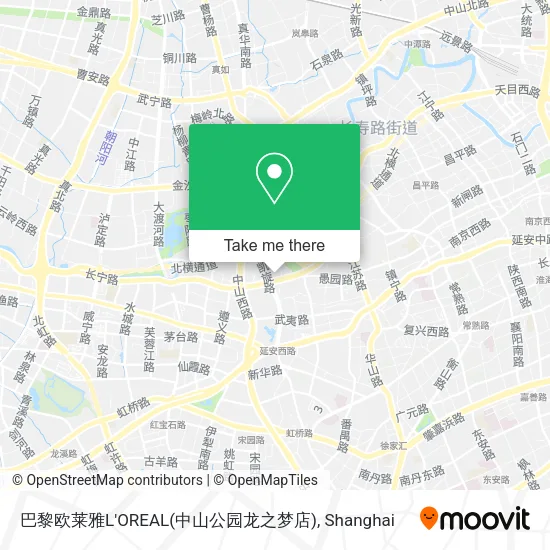 巴黎欧莱雅L'OREAL(中山公园龙之梦店) map