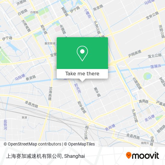 上海赛加减速机有限公司 map