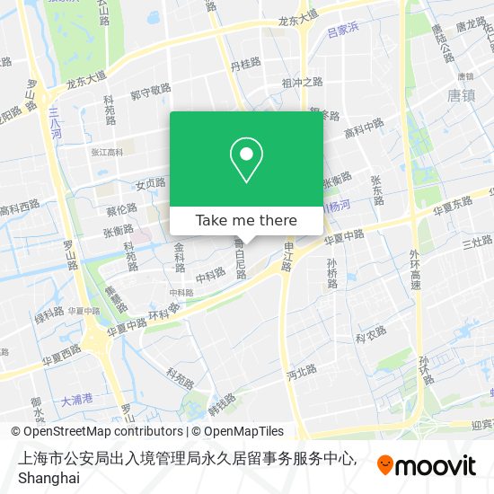 上海市公安局出入境管理局永久居留事务服务中心 map