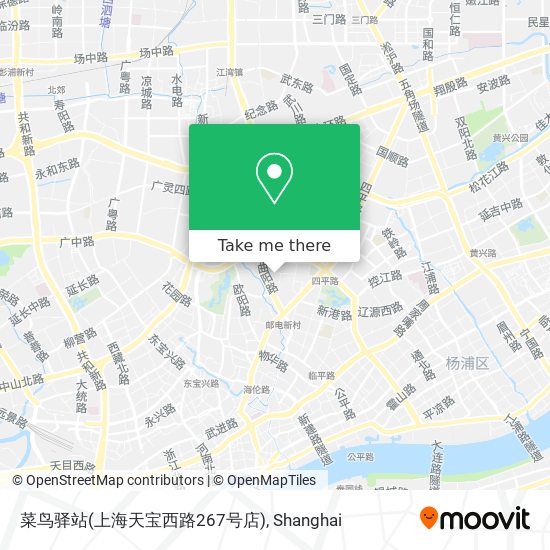 菜鸟驿站(上海天宝西路267号店) map