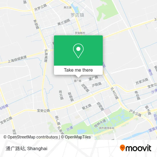潘广路站 map