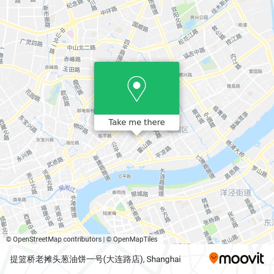 提篮桥老摊头葱油饼一号(大连路店) map