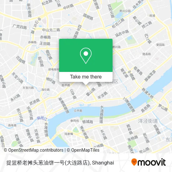 提篮桥老摊头葱油饼一号(大连路店) map