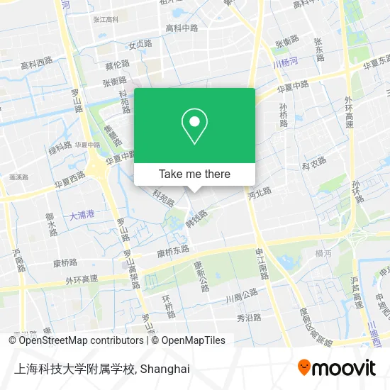 上海科技大学附属学校 map
