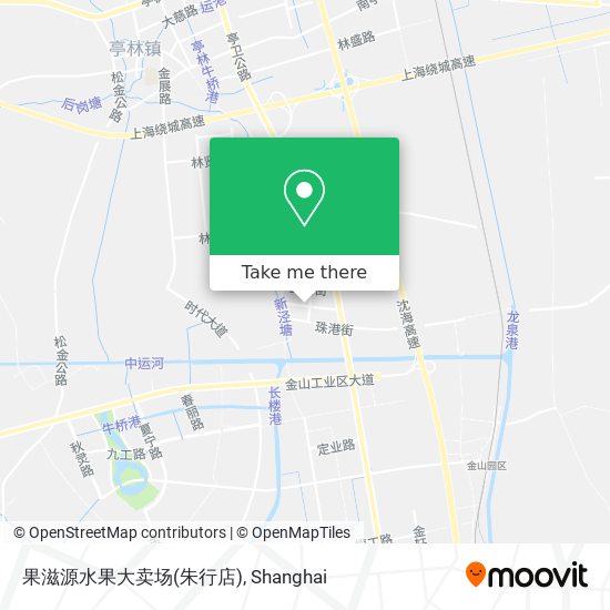 果滋源水果大卖场(朱行店) map