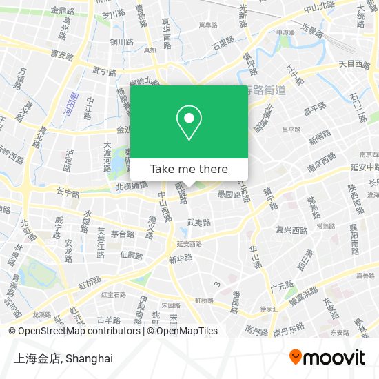 上海金店 map