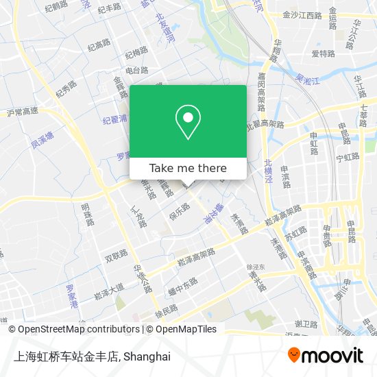 上海虹桥车站金丰店 map