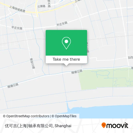 优可吉(上海)轴承有限公司 map