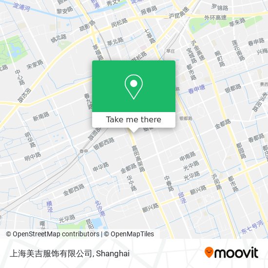 上海美吉服饰有限公司 map