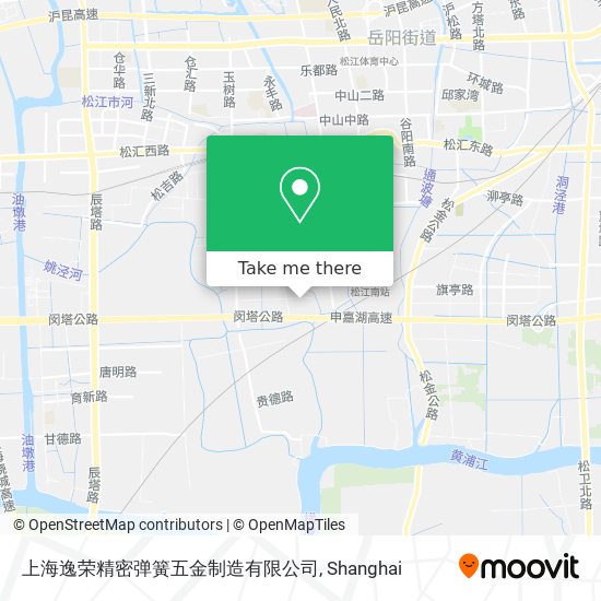 上海逸荣精密弹簧五金制造有限公司 map