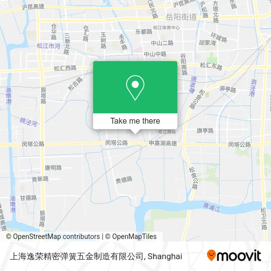 上海逸荣精密弹簧五金制造有限公司 map
