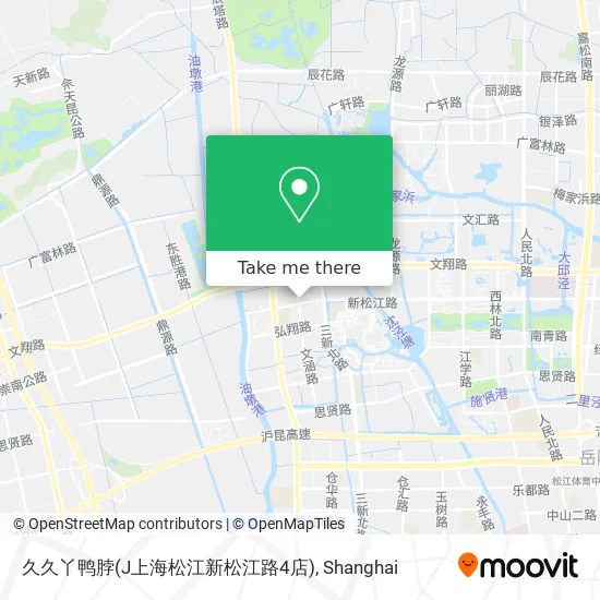 久久丫鸭脖(J上海松江新松江路4店) map