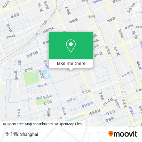 华宁路 map