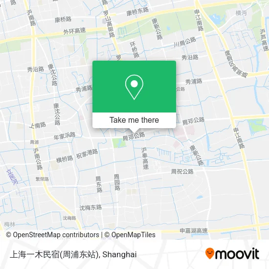上海一木民宿(周浦东站) map