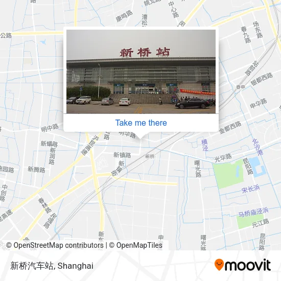 新桥汽车站 map