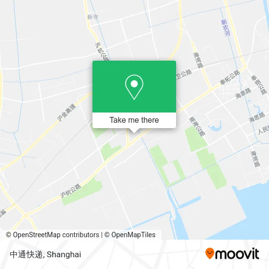 中通快递 map