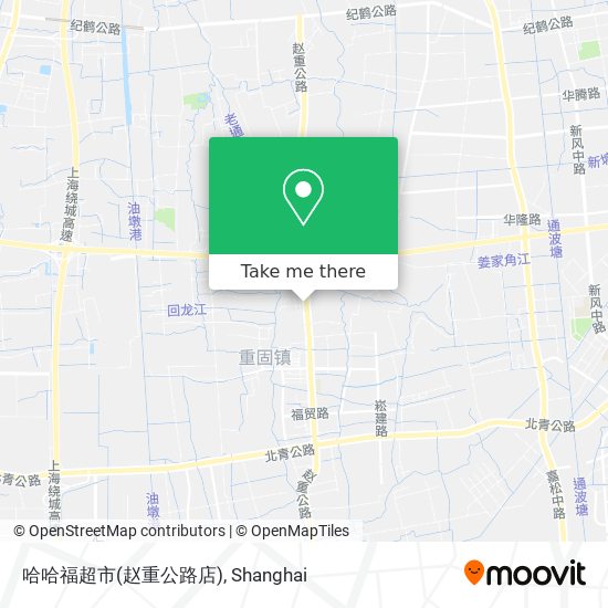 哈哈福超市(赵重公路店) map