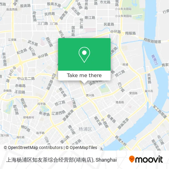 上海杨浦区知友茶综合经营部(靖南店) map