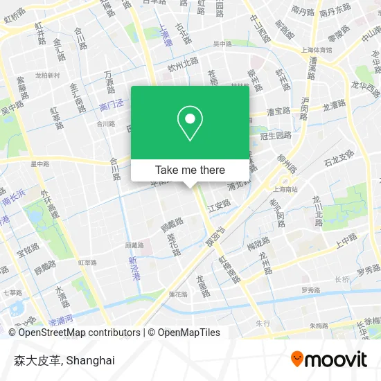 森大皮革 map