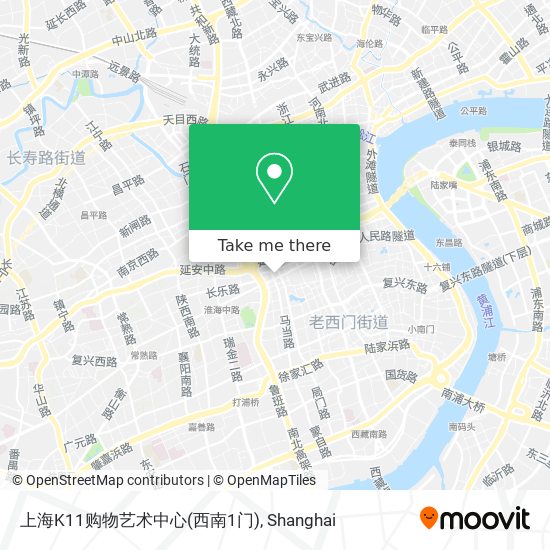 上海K11购物艺术中心(西南1门) map