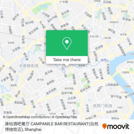 康铂酒吧餐厅 CAMPANILE BAR RESTAURANT(自然博物馆店) map