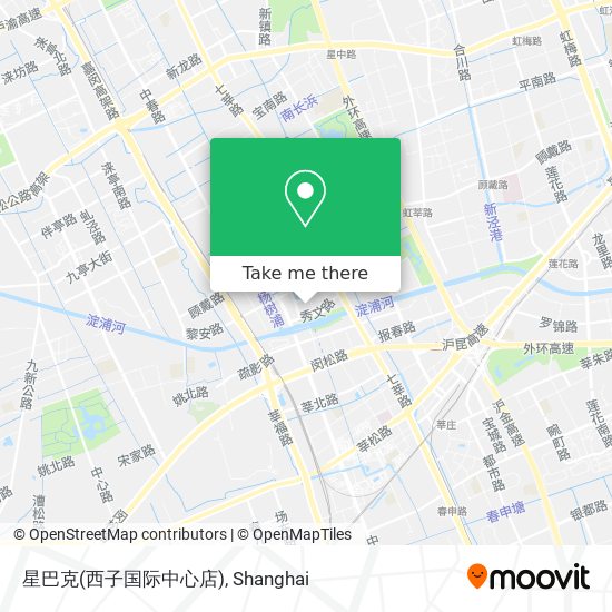 星巴克(西子国际中心店) map