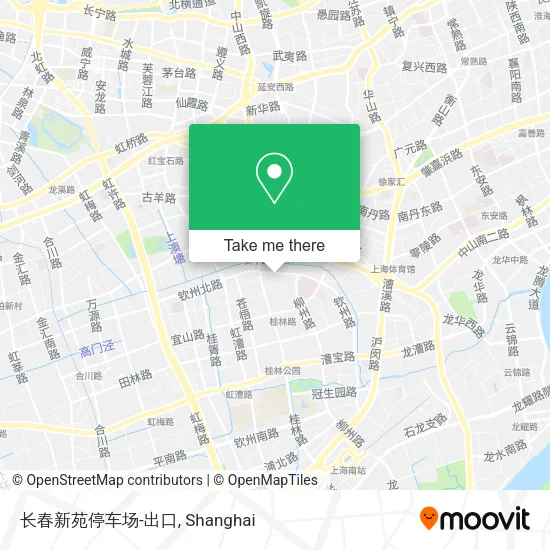 长春新苑停车场-出口 map