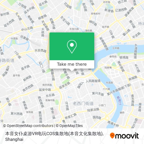 本音女仆桌游VR电玩COS集散地(本音文化集散地) map